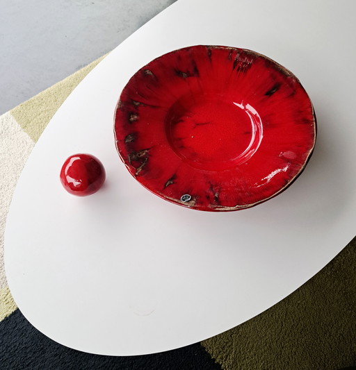 Cerámica vintage sierschaal xl 