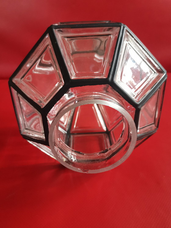 Image 1 of Lámpara de techo estilo Hollywood Regency de los años 70, Glashütte, Limburgo.