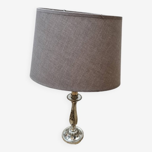 Zilver metalen lamp 1930