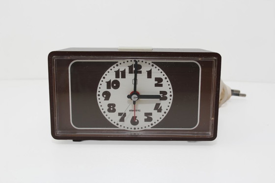 Image 1 of Sveglia retrò - Design dell'era spaziale - Vintage HEMA EK-123