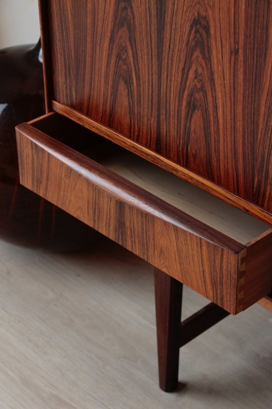 Image 1 of Skandinavisches Highboard aus Palisanderholz – Entwurf von E.W. Bach (1960er Jahre)