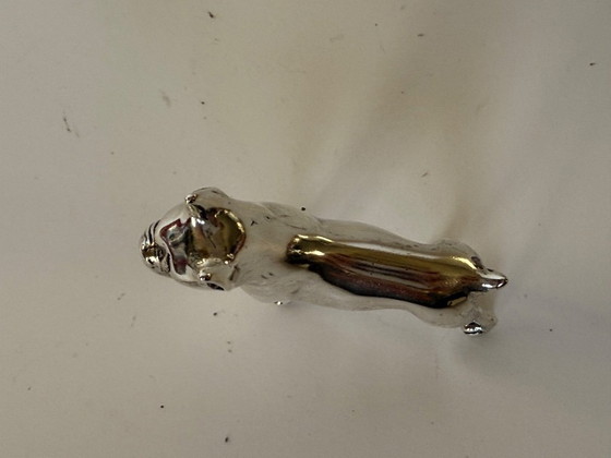 Image 1 of Chien boxer Saturno en argent massif