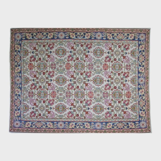 Tapis Kilim des Balkans ancien | Tapis en laine tissé à plat | 260 × 330 cm (102 × 130 po) – Wool (photo 5 of 9)