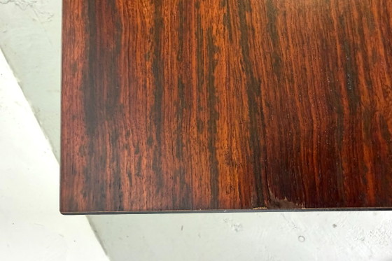Executive Desk by Abbondinterni, Italy - 1970s, Wood, Metal, Brown, Mid Century Modern (photo 12 of 13)