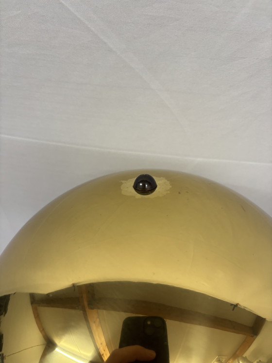 Image 1 of Bellissimo set di lampade a fungo in ottone vintage della WSB Germania