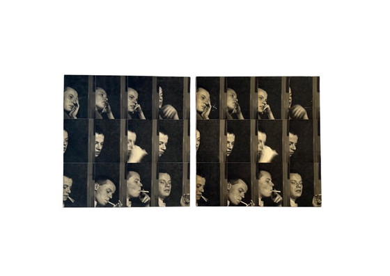 Image 1 of Gerry Hunt (1927 - 2023), 'William' set of  2 photographical works mounted on wood panels, UK 1979