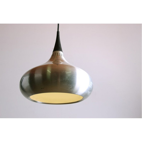 Image 1 of Lampada a sospensione vintage "Orient" in metallo cromato di Jo Hammerborg per Fog et Morup, Danimarca 1960