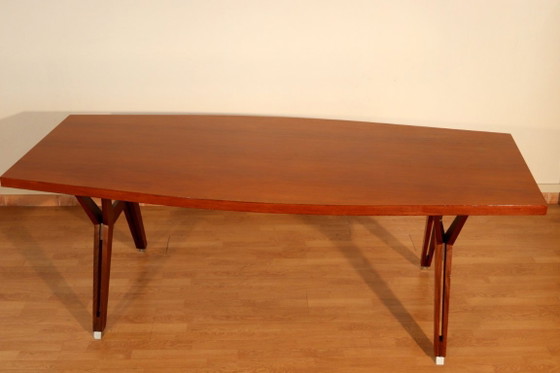 Image 1 of Tafel van Tolomeo, ontworpen door Ico Parisi en Ennio Fazioli voor MIM Rome, Italië, 1958.