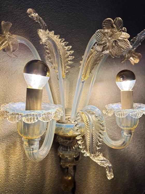 Grande applique murale vintage en Murano – Appliques murales (photo 8 of 14)