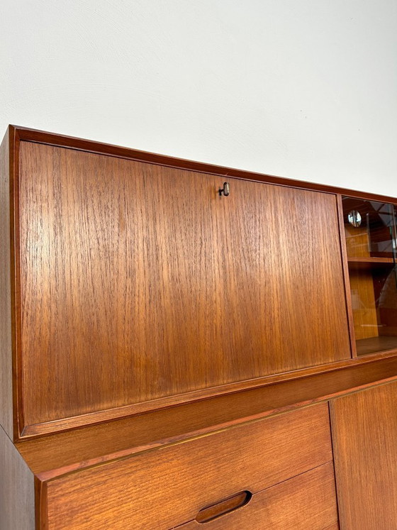 Image 1 of 1960s Teak Sideboard / Highboard ‘Vario 150’ by Rex Raab for Wilhelm Renz – Mid-Century Cabinet