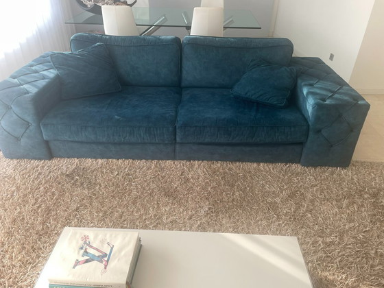 Image 1 of Divano Rofra Velvet verde