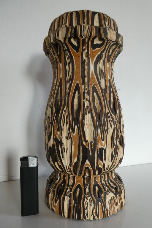 Ponga Craft Vase - Maori - New Zealand