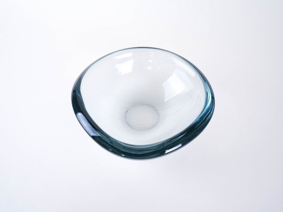 Image 1 of Bol de cristal, diseño danés, década de 1960, fabricado por Holmegaard.