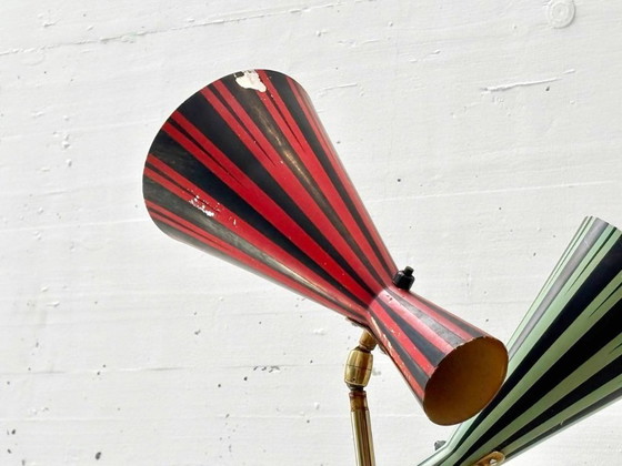 Image 1 of Lampadaire de style mid-century, signé Lumenform, années 1960