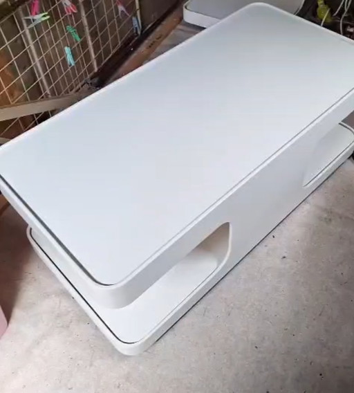 Vintage spaceage 1970s coffee table