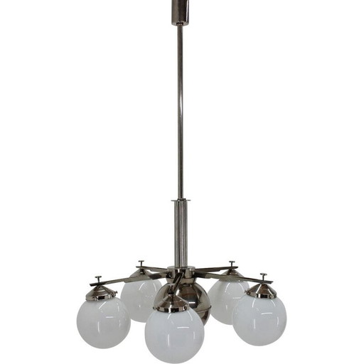 Lustro vintage cromato bauhaus, 1930
