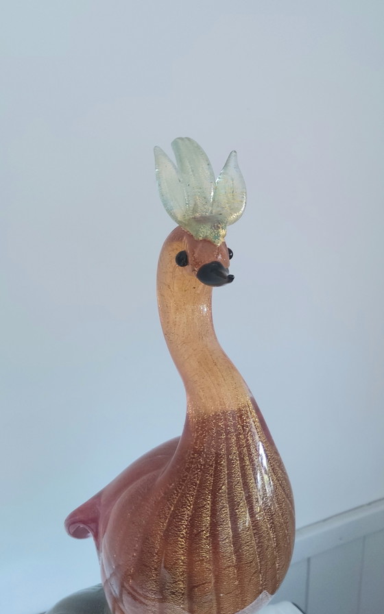 Image 1 of Pauw Murano glas Formia Bladgoud