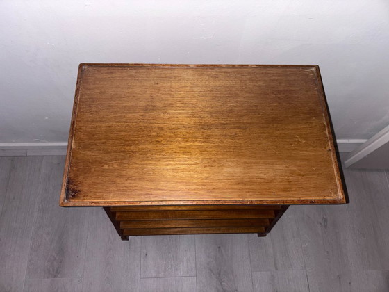 Besonderer Art Deco Schrank / Bibus – Haager Schule – 1920er/30er Jahre – TV-Möbel, Wood, Glass (photo 3 of 10)