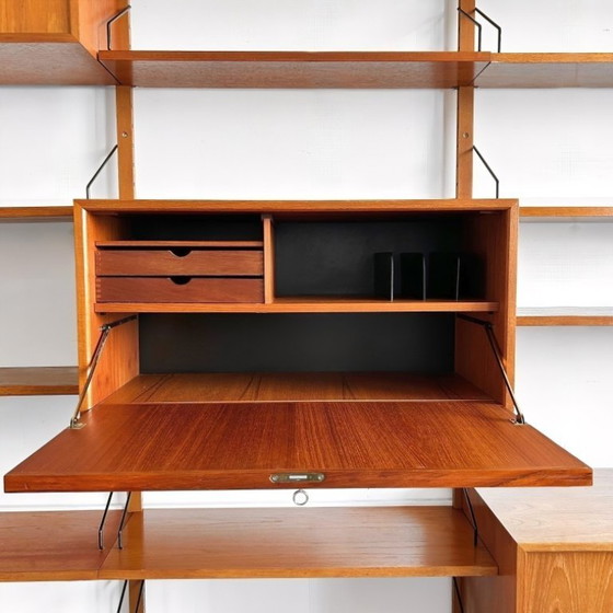 Image 1 of Mid-Century Poul Cadovius Royal Wall Unit Danish Design Vintage 1950s