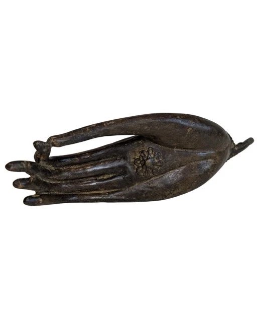 Antigua mano de Buda tailandesa de bronce Vitarka mudra – Esculturas (photo 3 of 7)