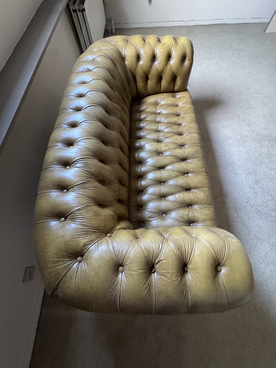 Image 1 of Vintage Chesterfield bank