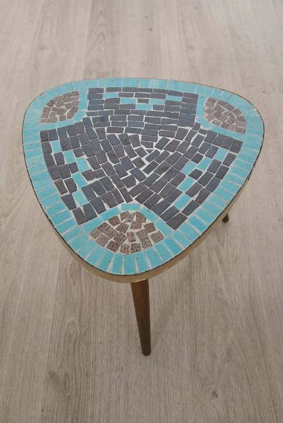 1950s Ceramic Side Table – Metal (photo 4 of 7)