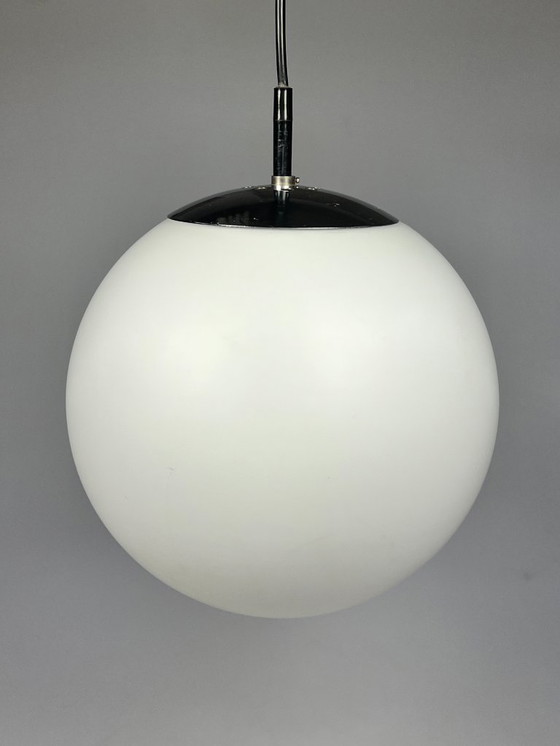 Image 1 of Lampada a sospensione / lampada a sfera Raak d'epoca, B1153 "morning mist"