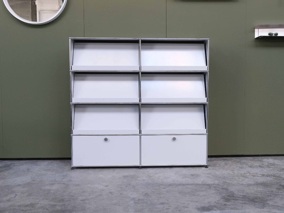 Vintage USM Haller Display Commode Kast – Opbergkast, Metal (photo 4 of 8)