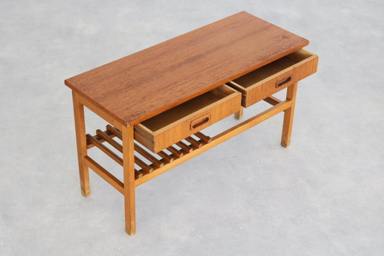 Image 1 of vintage side table | small chest of drawers | 1960s | Swedish