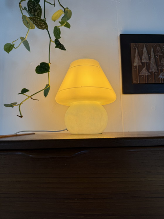 Image 1 of Lampe champignon vintage en verre de Murano, années 60