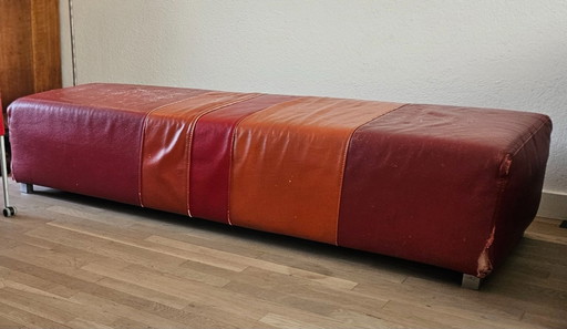 Puf Roche Bobois 4 tonos de rojo