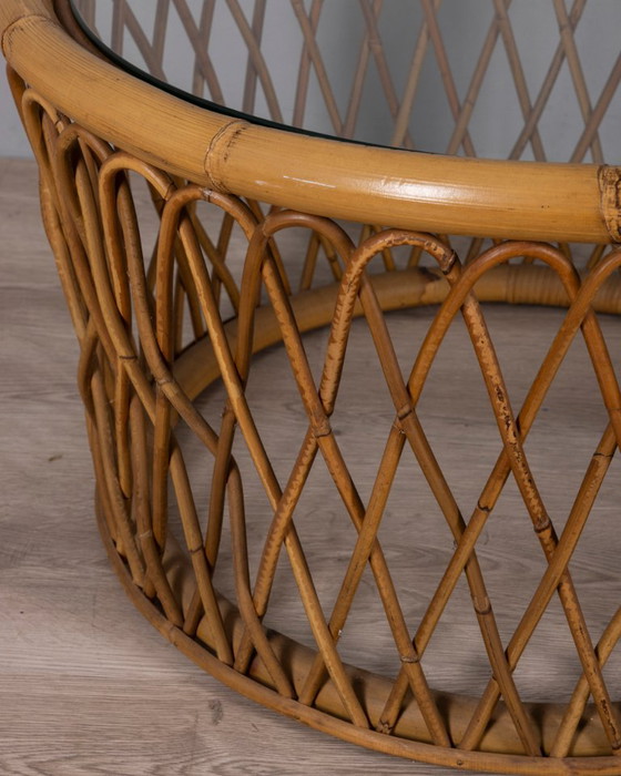 Vintage 1970s Italian Design Bamboo Coffee Table – Side tables (photo 4 of 9)