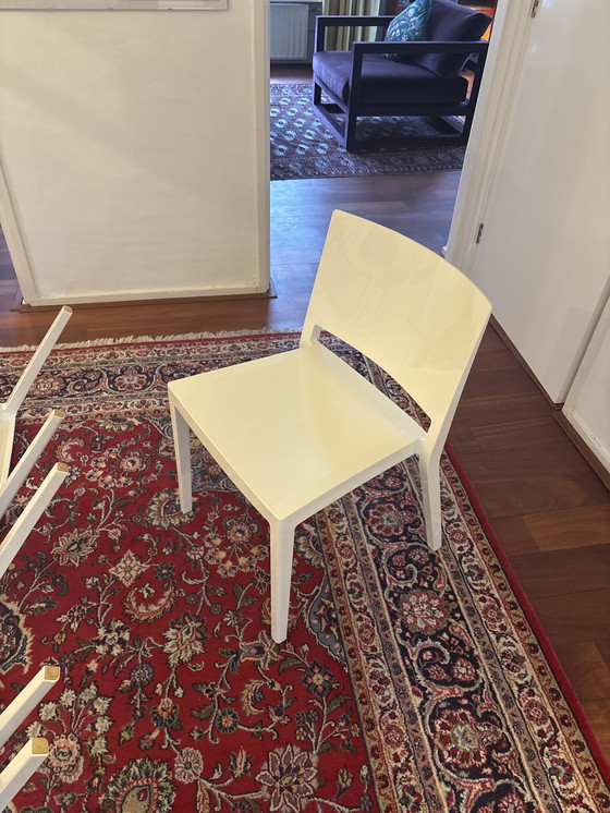 Image 1 of Kartell Lizz Bianco lucido 4 pezzi