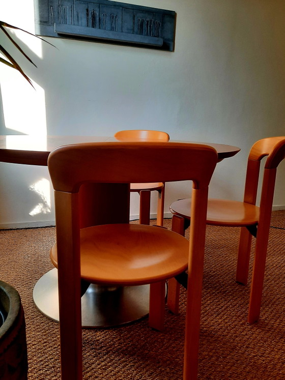 4 Sillas Kusch Diseñador Bruno Rey – Kusch+Co, Sillas de comedor, Wood, Aluminium (photo 3 of 6)