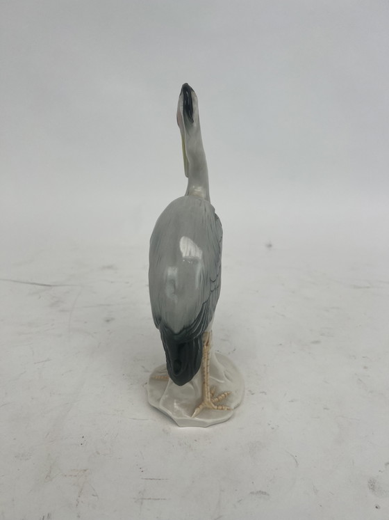 Image 1 of Statuetta di airone di Karl Ernst, anni '30