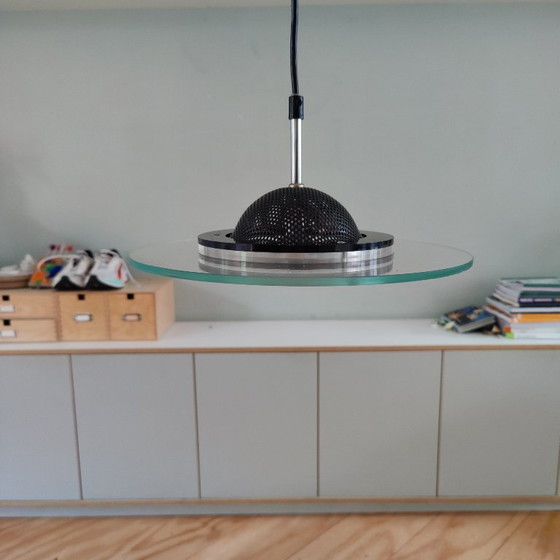 Suspension UFO de Harco Loor Design (petite taille), fin des années 1970 – Glass, Metal (photo 2 of 10)