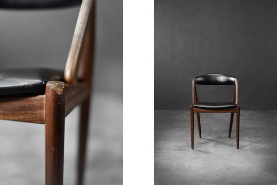 Image 1 of Vintage Mid-Century Danish Modern Teak Office Chair Model 31 by Kai Kristiansen for Schou Andersen Møbelfabrik, 1957