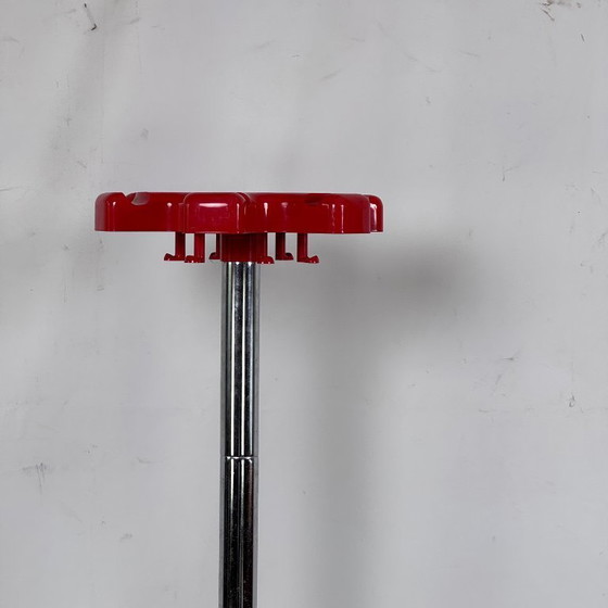 Image 1 of Perchero rojo de Roberto Lucchi & Paolo Orlandini para Velca Legnano, Milan, años 70