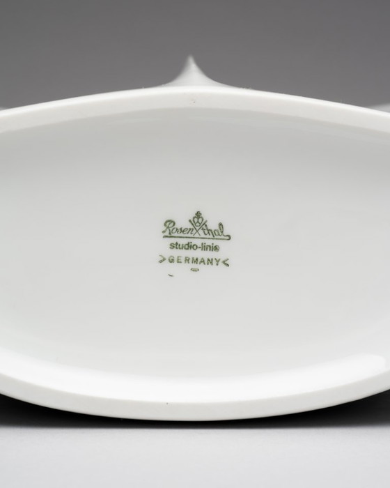 Image 1 of Rosenthal Porcelain Curated Set Wolf Karnagel “Owl” Vases & Jan van der Vaart