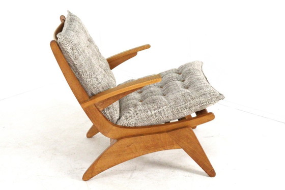 Image 1 of Jan den Drijver voor de Stijl Den Haag fauteuil vintage nieuw gestoffeerd