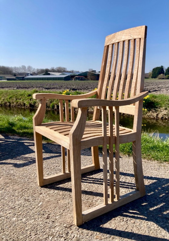 Image 1 of Juego de 4 sillas de jardín clásicas Gloster