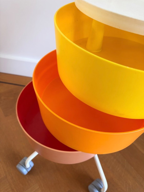 Carrello portaoggetti vintage IKEA Maria Hedensjö PS Klyftig – Tavolini, Metallo, Plastica (photo 10 of 11)