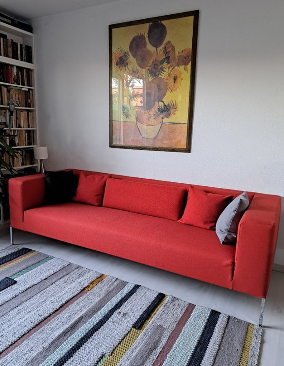 Image 1 of Beautiful red wool 4-seater from MDF Italia, model Allen / Bruno Fattorini