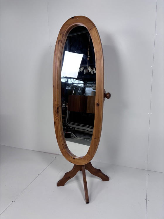 Image 1 of Vintage Pass Mirror Wood