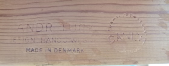 Image 1 of Hans J. Wegner, dining table AT-312 oak for Andreas Tuck, extendable up to 2.4 m