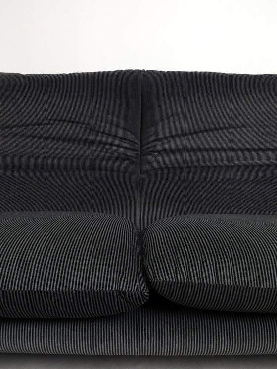 Image 1 of Cassina Maralunga 2,5 places - bicolore noir/gris