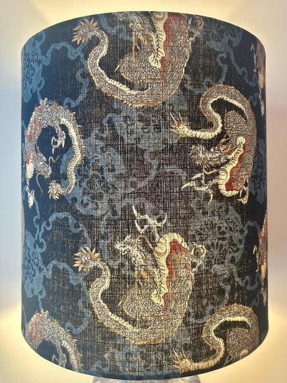 Image 1 of Extraordinary dragon lamp from Scheurich, fireplace vase