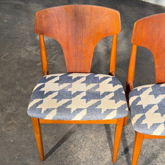 Image 1 of Set of 4 Elliotts of Newbury Teak Dining Chairs, 1960s