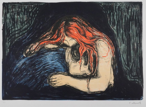 Edvard Munch: Vampire, Signed Lithograph – Lithographs & prints, Paper (photo 4 of 10)