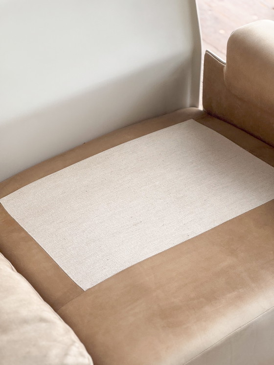 Image 1 of Mid-Century Modernes Lounge-Sofa aus Glasfaser und Wildleder von Dieter Rams für Vitsoe, Deutschland, 1960er Jahre